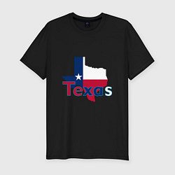 Футболка slim-fit Texas, цвет: черный