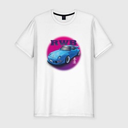 Футболка slim-fit Porsche RWB, цвет: белый