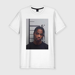 Футболка slim-fit Travis Scott magshot, цвет: белый