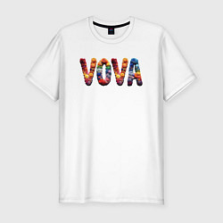 Футболка slim-fit Vova yarn art, цвет: белый