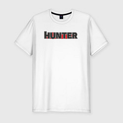 Футболка slim-fit Hunter, цвет: белый