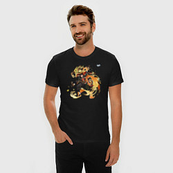 Футболка slim-fit Ип Ка Мин из Геншин Импакт, цвет: черный — фото 2