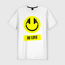 Футболка slim-fit Dj live, цвет: белый