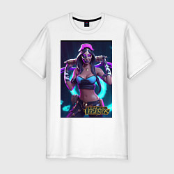 Мужская slim-футболка League of Legends Akali Kda