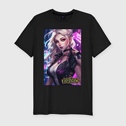 Футболка slim-fit League of Legends Kaisa Kda, цвет: черный