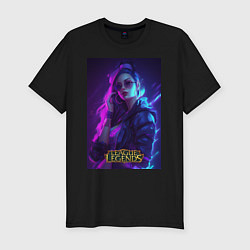 Футболка slim-fit League of Legends Kaisa Kda, цвет: черный