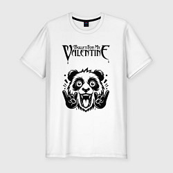 Мужская slim-футболка Bullet For My Valentine - rock panda