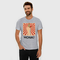 Футболка slim-fit Гусь honk, цвет: меланж — фото 2