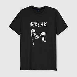 Футболка slim-fit Relax, цвет: черный