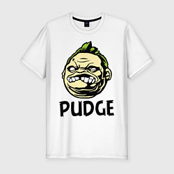 Мужская slim-футболка Pudge Face