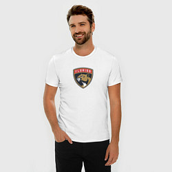 Футболка slim-fit Florida Panthers NHL, цвет: белый — фото 2