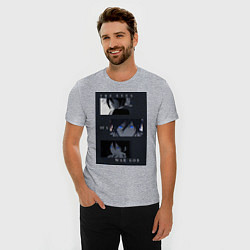 Футболка slim-fit Глаза бога войны, цвет: меланж — фото 2