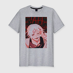 Футболка slim-fit Джузо Сузуя следователь, цвет: меланж