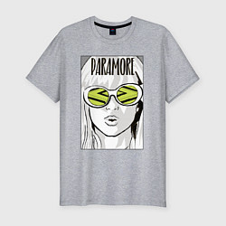 Футболка slim-fit Paramore - Hayley Williams, цвет: меланж