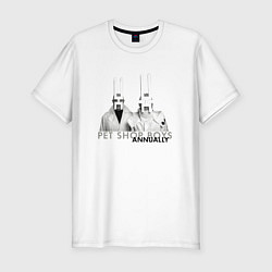 Футболка slim-fit Pet Shop Boys - Annually, цвет: белый