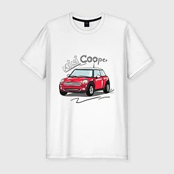 Мужская slim-футболка Mini Cooper