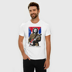 Футболка slim-fit Che Cuevara-Hasta Siempre Comandante, цвет: белый — фото 2