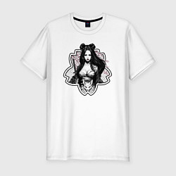 Футболка slim-fit Inari with the katana, цвет: белый