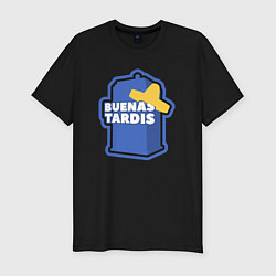 Футболка slim-fit Tardis buenas, цвет: черный