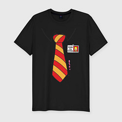 Футболка slim-fit Костюм Гомера, цвет: черный