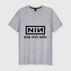 Мужская slim-футболка NIN: Nine inch nails