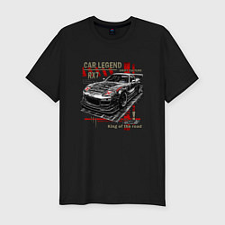 Футболка slim-fit Rx7 Twin turbo, цвет: черный