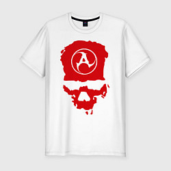 Мужская slim-футболка Amatory Skull
