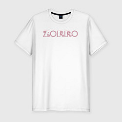 Футболка slim-fit Zorro, цвет: белый