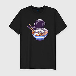 Футболка slim-fit Ramen spaceman, цвет: черный