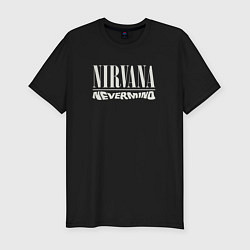 Футболка slim-fit Nevermind Nirvana, цвет: черный