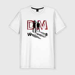 Футболка slim-fit Depeche Mode - World in my eyes fletch, цвет: белый