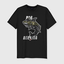 Футболка slim-fit Мото животное, цвет: черный