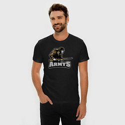 Футболка slim-fit Armys, цвет: черный — фото 2