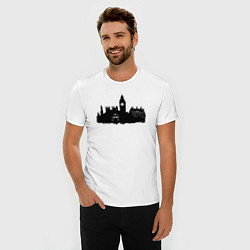 Футболка slim-fit Тардис и Лондон, цвет: белый — фото 2
