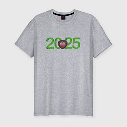 Футболка slim-fit Змея 2025, цвет: меланж