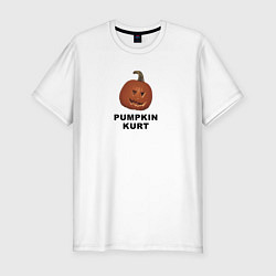 Мужская slim-футболка Pumpkin Kurt - the office