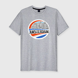 Футболка slim-fit Мои Нидерланды, цвет: меланж