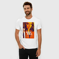 Футболка slim-fit Kill bill - Uma Thurman, цвет: белый — фото 2