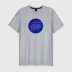 Футболка slim-fit Полночь BTS, цвет: меланж