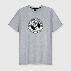 Футболка slim-fit Мс по рукопашному сексу, цвет: меланж