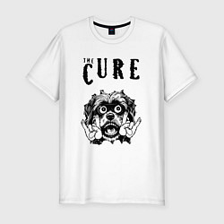 Футболка slim-fit The Cure - rock dog, цвет: белый