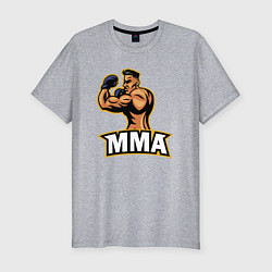 Футболка slim-fit Fighter MMA, цвет: меланж