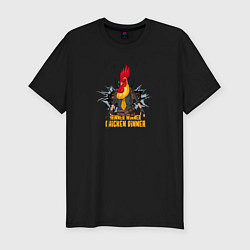 Футболка slim-fit Арт Pubg, цвет: черный