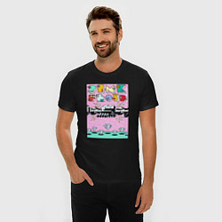 Футболка slim-fit Pink Floyd band rock, цвет: черный — фото 2