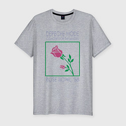 Футболка slim-fit Depeche Mode - Rose Bowl 88, цвет: меланж