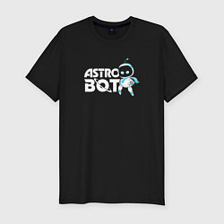 Футболка slim-fit Astro Bot - Mascot, цвет: черный