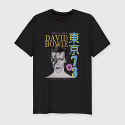 Футболка slim-fit David Bowie - Live in Tokyo 73, цвет: черный