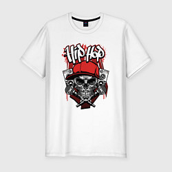 Футболка slim-fit Hip-hop killer, цвет: белый