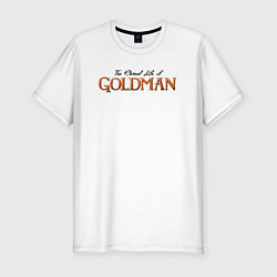 Футболка slim-fit The eternal life of goldman logotype, цвет: белый