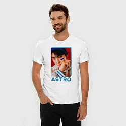 Футболка slim-fit Astro Ли Дон Мин, цвет: белый — фото 2